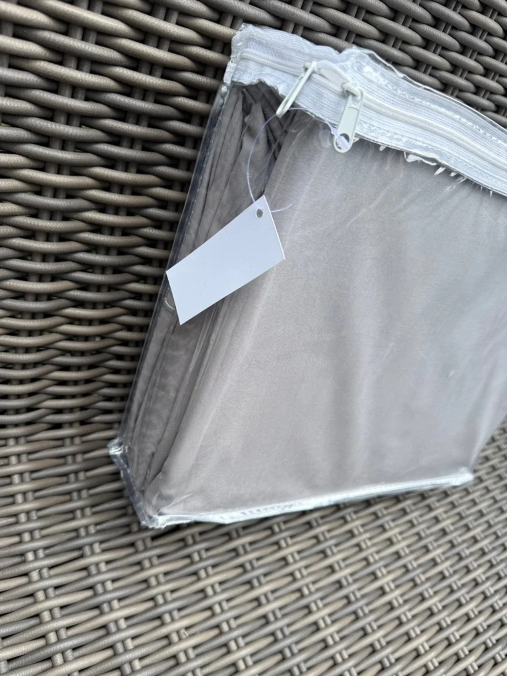 Frontgate Queen Organic Sheet Set - Pewter - NWT